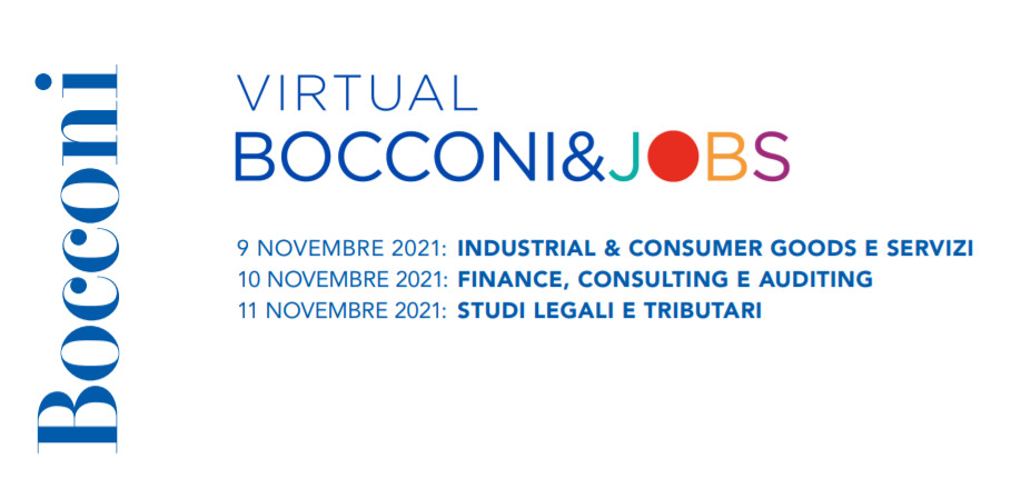 Career Day Università Bocconi 11 Novembre 2021