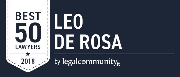 Leo De Rosa tra i Best 50 Lawyers di Legalcommunity