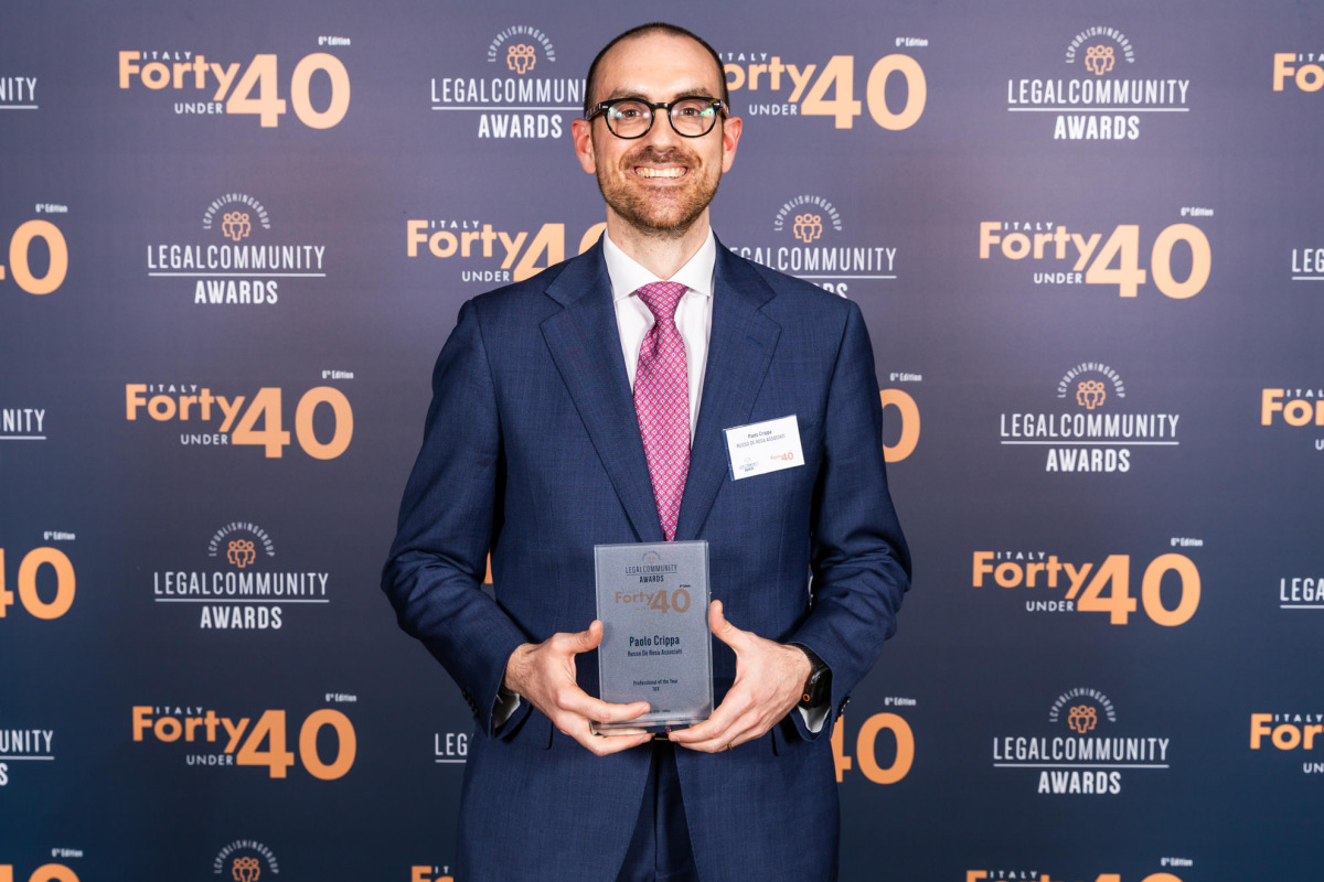 Paolo Crippa premiato come “Professional of the Year” nella categoria "Tax"